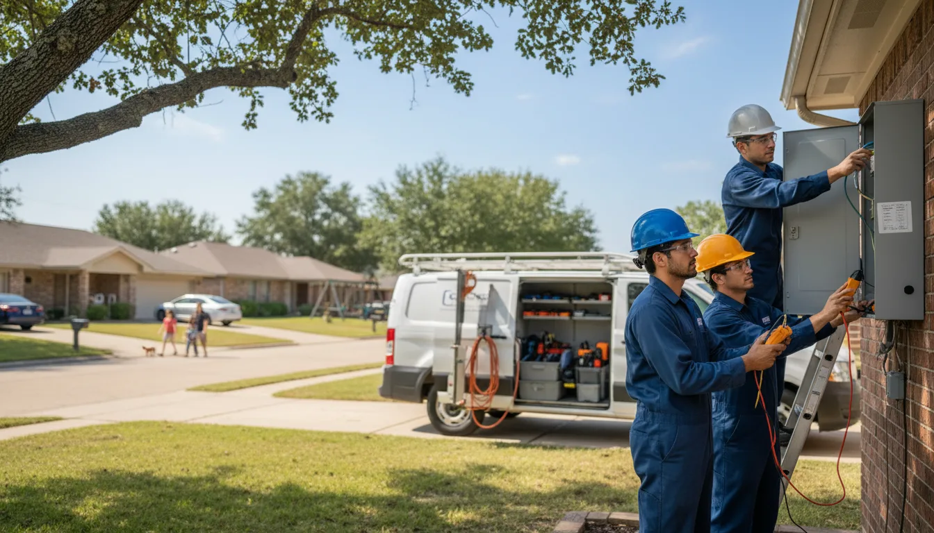 Certified electrician providing emergency electrical services in Murray, IA